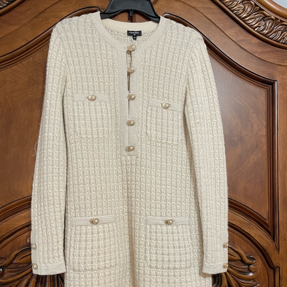 Chanel sweater dress new